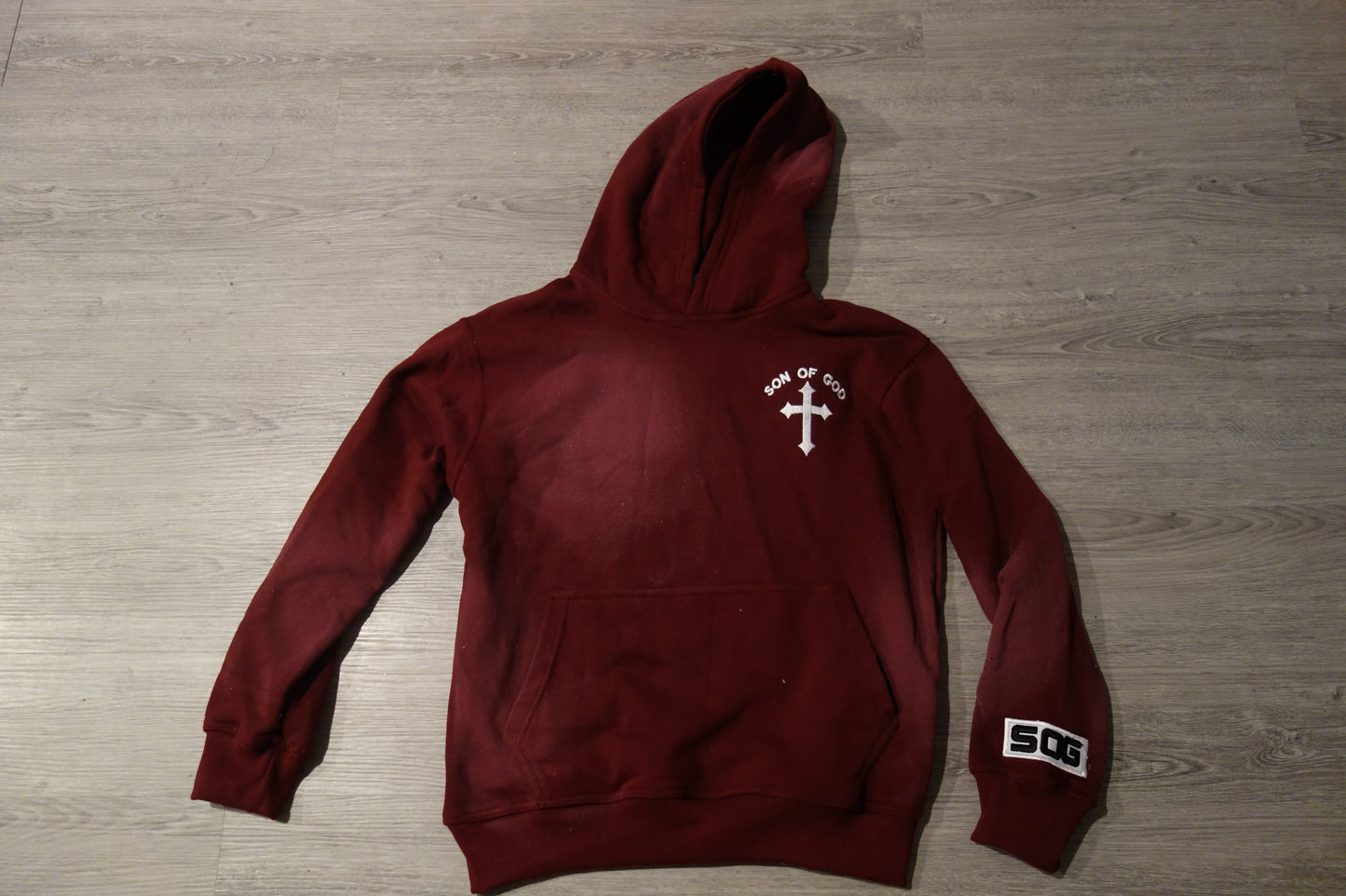 SOG "Sun Faded" Maroon Hoodie